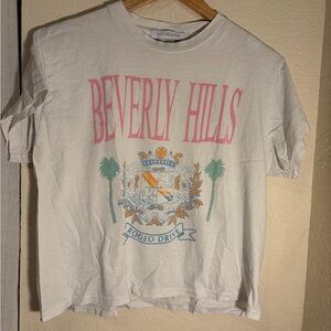 Daydreamer Beverly Hills Graphic Crop Tee